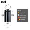 Waterproof Aluminum Alloy Portable Pill Box for Travel