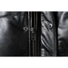 Chinese Size Raglan Sleeve Thick Men Leather Jacket Hood Warm Duch Down Coat Winter Jackets Genuine Cow Leather Coats Mens Clothing