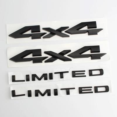 4X4 LIMITED New Emblem Rear Trunk Label Car Stickers for Dodge RAM 4x4 RAM 1500 2500 Pickup Truck Body Refit Logo Accessories