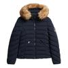 Fuji Down Jacket Detachable Hood Blue