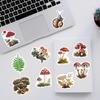 50 Mushroom Forest Graffiti Waterproof Stickers for Water Bottles & Computers - Creative Decorative Set