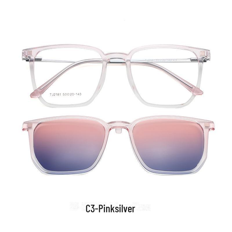 

2181 Ретро Магнитные поляризованные солнцезащитные очки с пристегивающейся линзой и зеркалом для мужчин и женщин