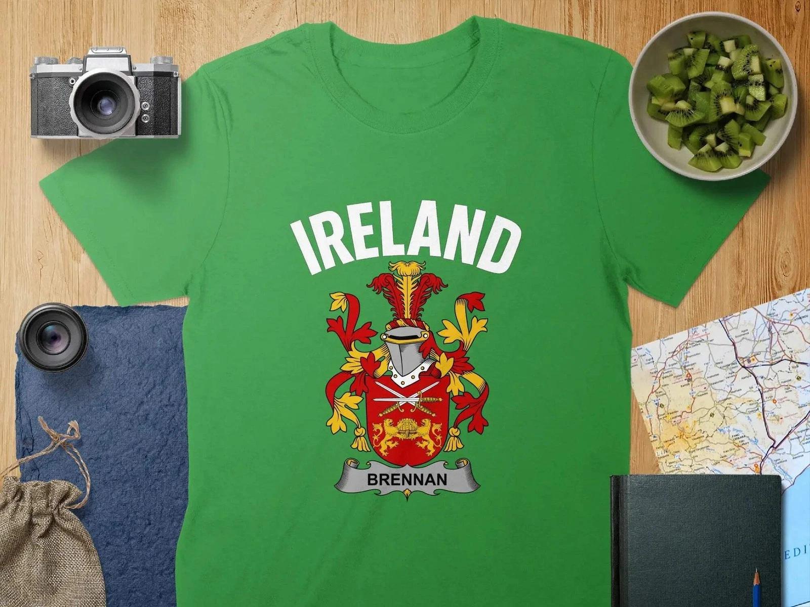 Brennan Coat Of Arms Irish T-Shirt M