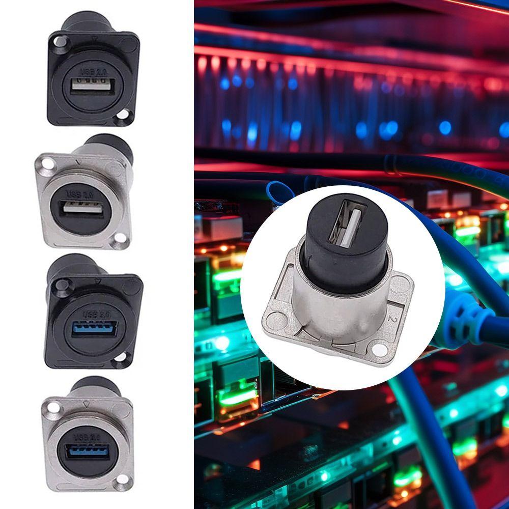 

D Type D Type Metal USB Socket Panel Mounting Socket Panel Mounting Electronic Connectors