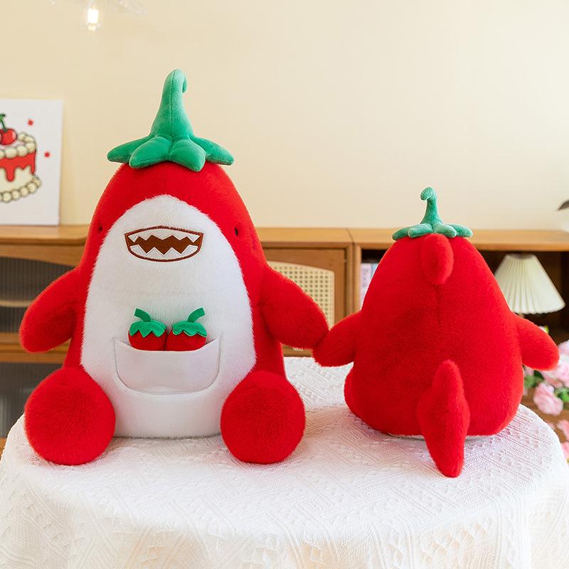 New Funny Shark Spicy Plush Toy Doll Cute Chili Shark Doll Creative Birthday Gift Pillow
