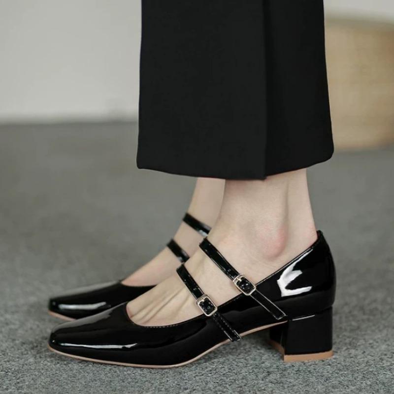 Fashion Women Pumps Spring Autumn Fashion Quality Women Shoes Low Heel Square Square Toe Comfortable Sexy Heels Women Zapatos De Mujer
