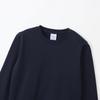 Champion Basic Crew Neck Long Embroidered Made In Women's Sweatshirt, Sleeve, Fleece, Cotton, USA, One-Point Logo, CW-Y018-370-S