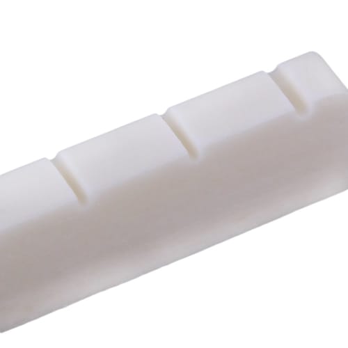 Yibuy White Cow Bone Bridge Saddle and Nut for 6-String Classical Guitars DJ01+DJ02