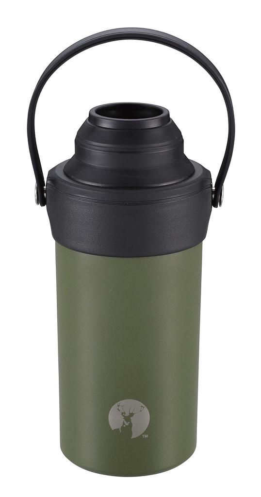Captain Stag PET Bottle Holder PET Bottle Cooler HD Stainless Steel PET Bottle Holder Vacuum Insulated Heat Retention Cold Retention 500ml 600ml