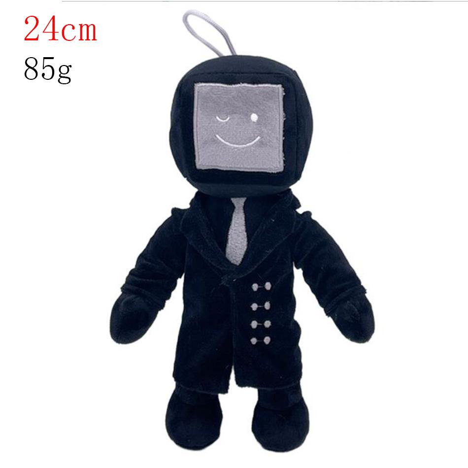 

23-30 см Skibidi туалет плюшевые игрушки персонажи мультфильмов куклы мягкая игрушка мультяшная кукла Рождественский подарок на день рождения для детей