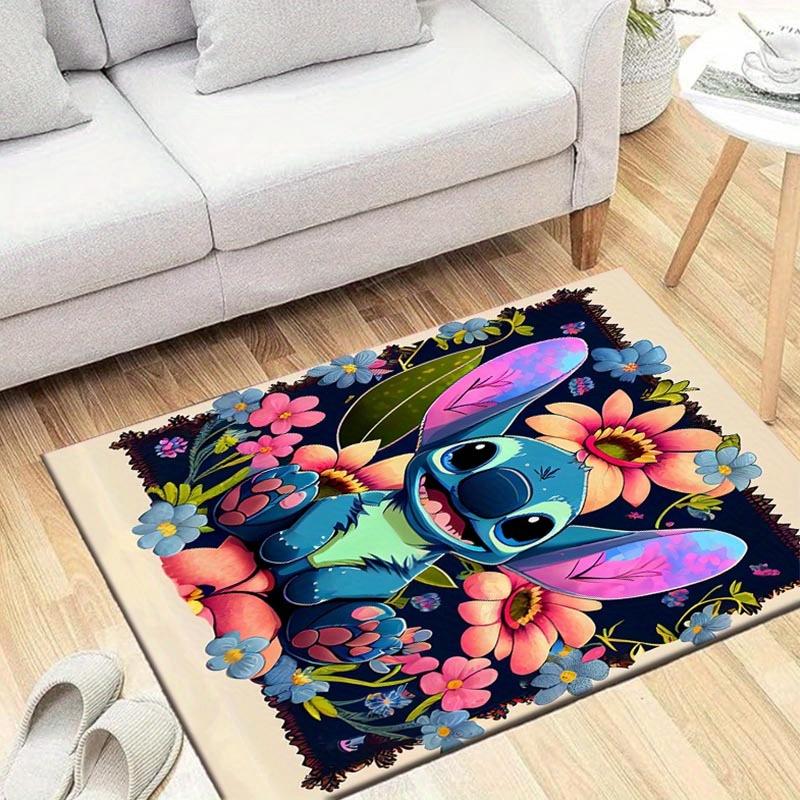 

1pc Stitch Pattern Area Rug Soft Flannel Floor Mat for Living Room,Office,Bedroom and Carpet 60cm by 90cm