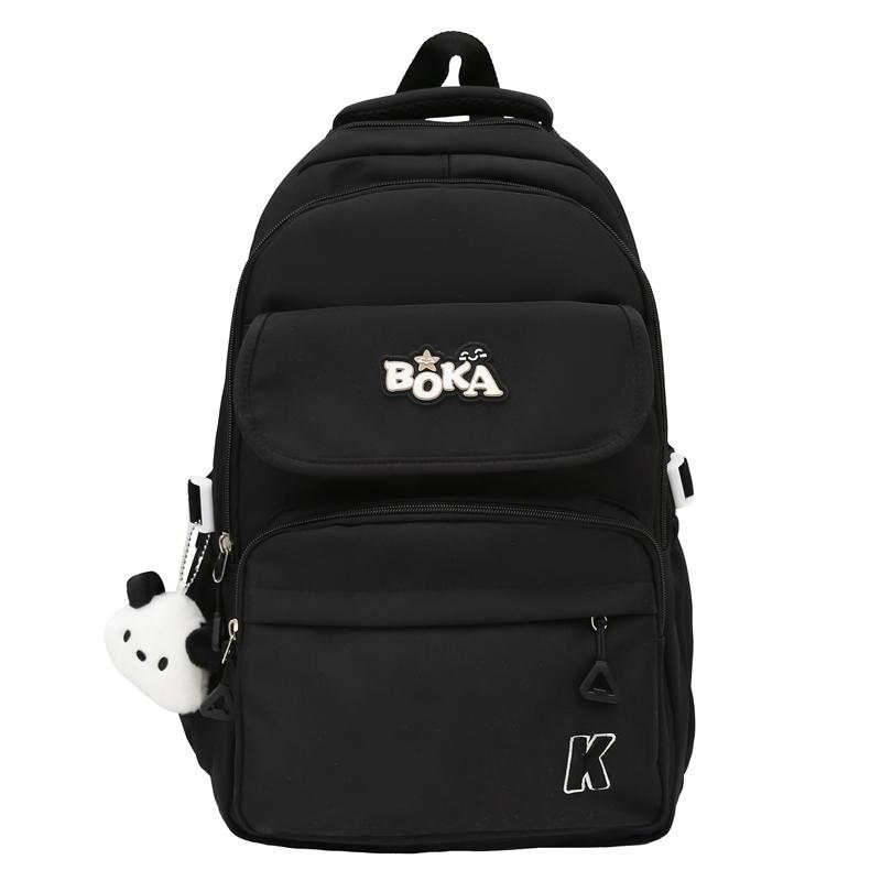 Студенческий школьный рюкзак с цветными блоками — фото 10