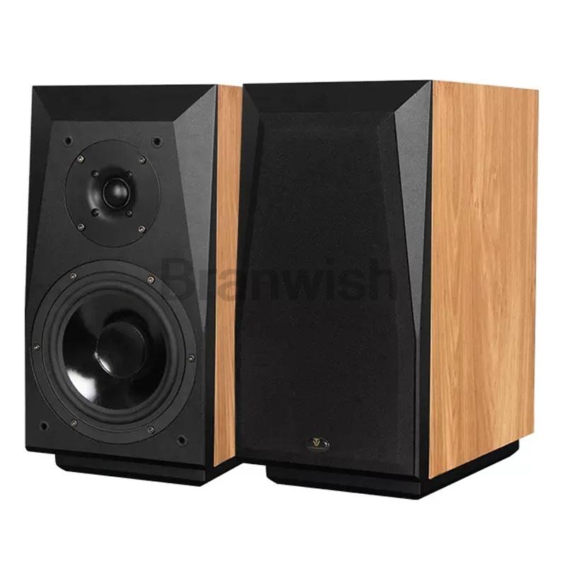 High Power 200W Speaker Hifi Bookshelf Speaker 6.5 Inch Two-Way Fever Passive Speaker for TV PC Desktop Home Theater Sound Box