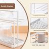 Carbon Steel Drain Cup Holder Upside-Down Design Stable Base Quick Drying Cup Rack Tea Cup Organizer