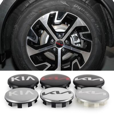 4pcs Car Badge Wheel Center Hub Cap Wheel Center Cap Cover Auto Styling For Sportage Ceed Rio Cerato Sorento Soul Picanto K5