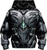 3D Abstract Bee Pattern Printed Men's Hoodie Loose Sweatshirt Harajuku Y2k Clothes Long Sleeve Pullover