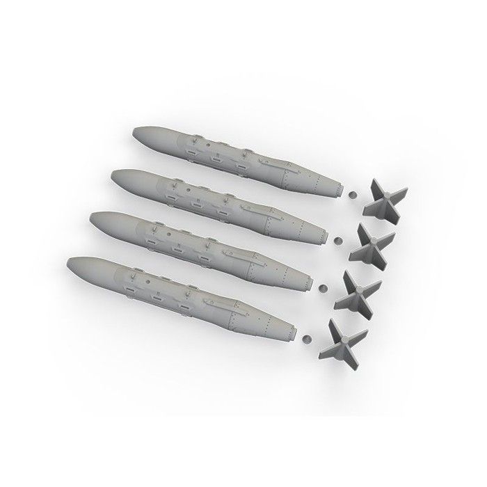 Messing-Set - EDUARD - GBU-31(V)3/B JDAM - 1:72 - Messing - Für Modellbauer 14+