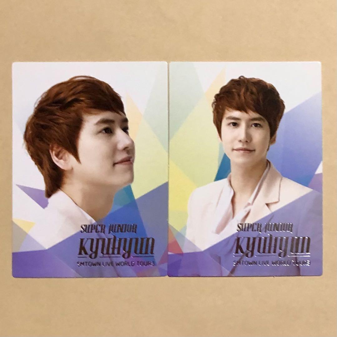 

[USED] SJ Kyuhyun Gyu KYUHYUN SMTOWN Seoul Trading Cards 2 pieces