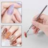 3er-Pack 7-Nadel Nail Art Liner Pinsel Aus Edelstahl mit Flexiblen Nadeln Ultrafeine Linien für Gel-Nagelkunst