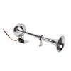 12V Marine Boat Horn 125db Stainless Steel Trumpet Electric Horn for Ship Pickups RV Buses
