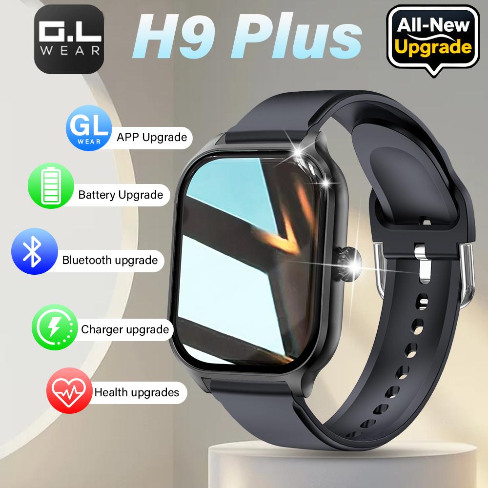 Neue H9 Pro Max Smartwatch Zifferblatt zum Annehmen von Anrufen Kalorienverfolgung Herzfrequenz Oximetrie Überwachung Bluetooth Smartwatch