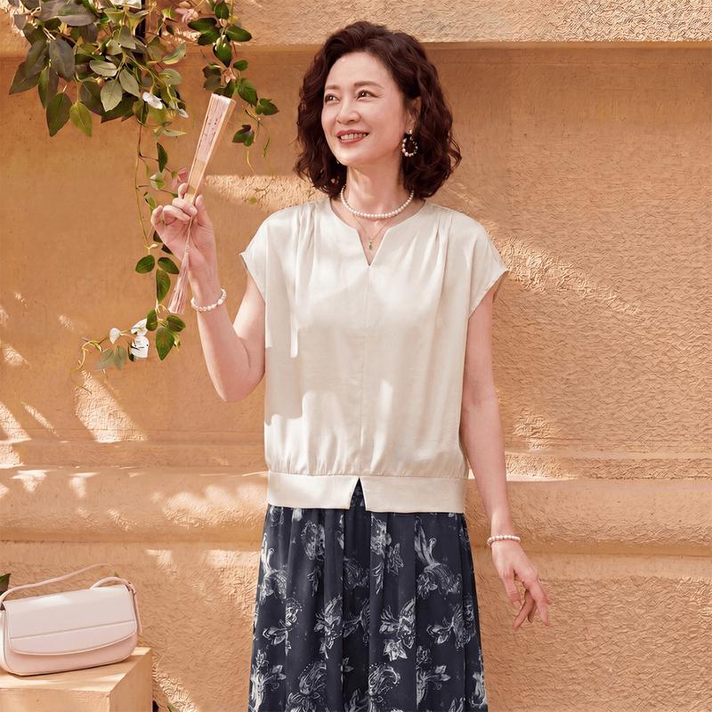 Yuzhaolin Women s Elegant Floral Summer Set 2XL
