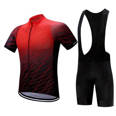 Sommer Kurze Reiten Fahrrad Radfahren Kleidung Set Männer Sport Trikots Anzüge Schwarz Trägerhose