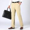 Men's  Thin Casual Suit Pants Cotton Classic Business Fashion Stretch Loose Trousers Male Brand Clothes