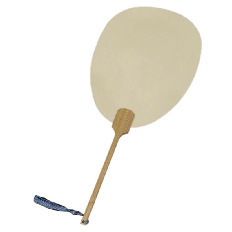 Blank Rice Paper Fan Round Fan Paper Hand Fan Wedding Fan Decorative Painting Fan Blank Fan Kids