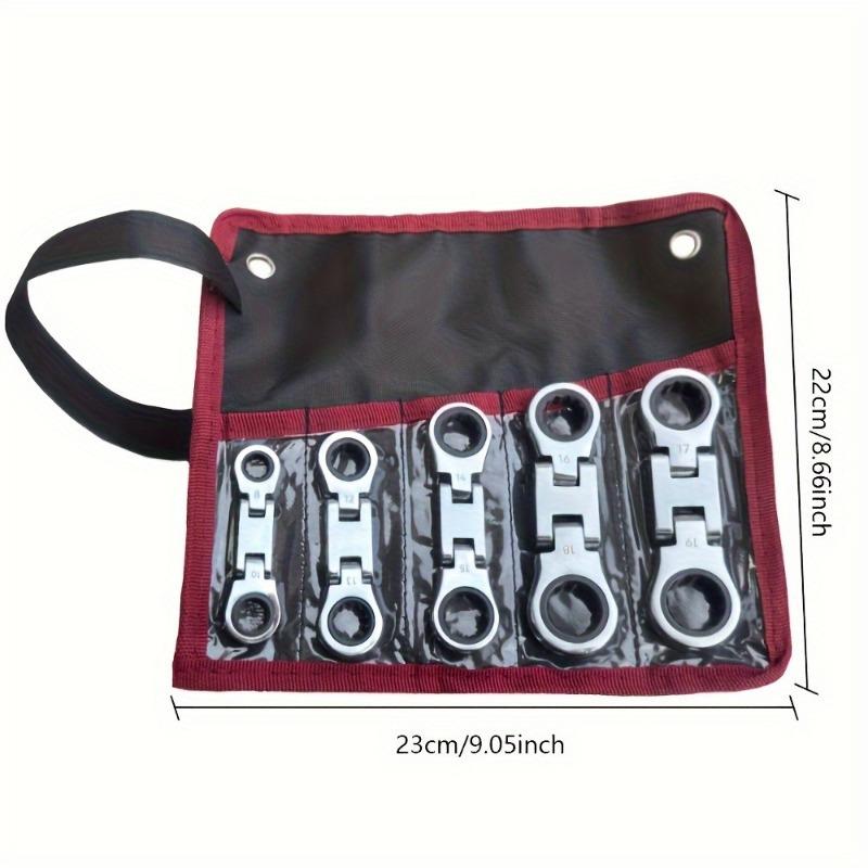 1pc Tool Set, Multi-functional Mini Ratchet Wrench, Labor-saving Double-Headed Wrench, Suitable for Car Repair, Bicycle Repair, Machine Repair