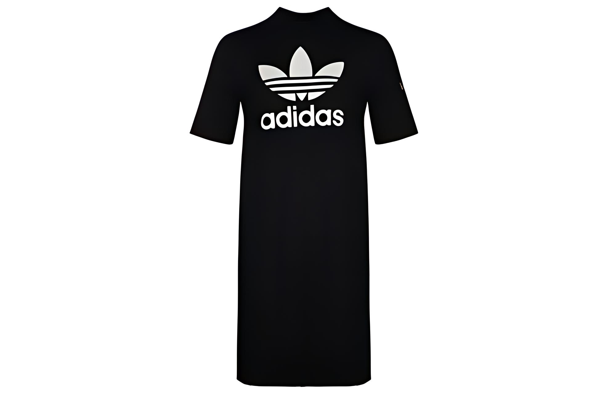 Adidas Originals Short Sleeved Dress Women s Black DH4663 38