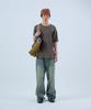 NOISE Waffle Ringer Short Sleeve T-Shirt - Brown