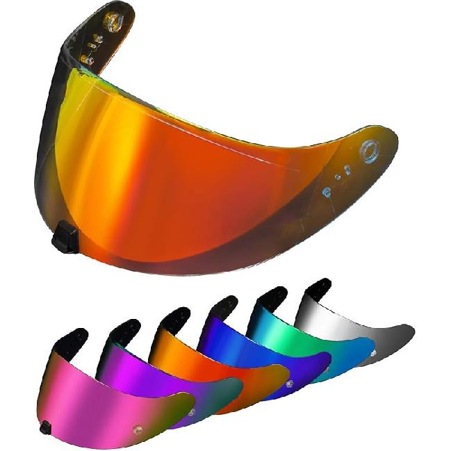 PSLER Helmet Visor for R420 - R420 Helmet Visor Helmet Face Shield Helmet Accessories Replacement for R420,Dark Black Grey прозрачный красный