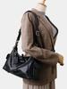 Black Warrior 2025 Women's Genuine Leather Biker Messenger Tote