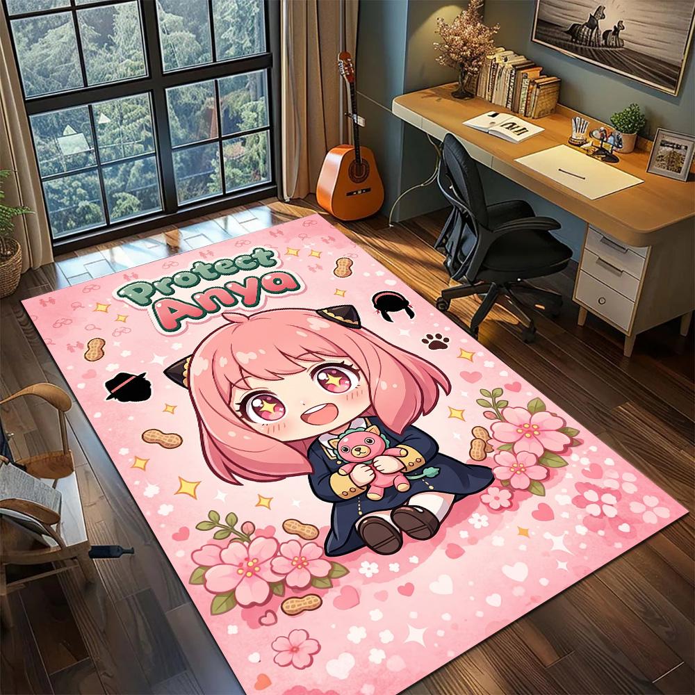 SPY×FAMILY  Carpet Floor Mat Large Area Washable Non Slip Gamer Bedroom Home Room Decor YUN6512