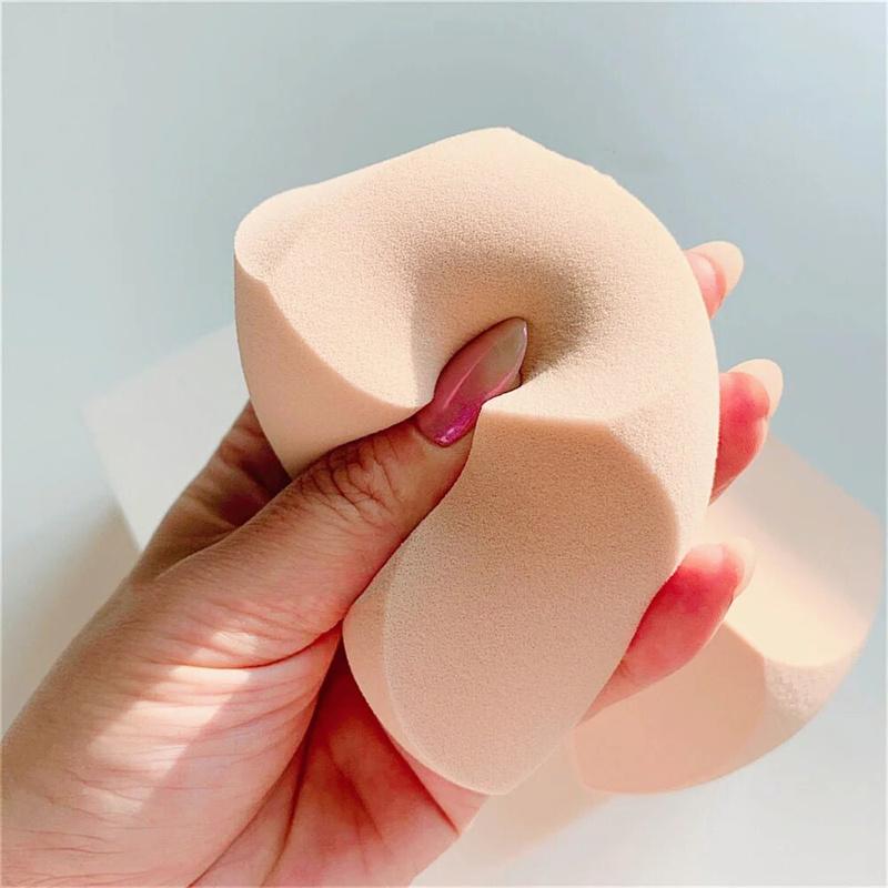 3ks Big Size Makeup Sponge Puff Foundation Kosmetická labutěnka mokré a suché Dvojité použití Měkká make-upová make-upová make-upová pěna Sponge Puff Make Up Puffs