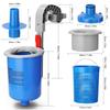 Aboves Ground Pool Skimmer Kit Wall Mount Pool Maintenance Skimmer Cleaner Debris Remover Automatic Cleaning Supplies