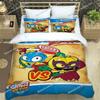 Cute Cartoon Super Zings Bedding Sets Exquisite Bed Supplies Set Duvet Cover Comforter Set Bedding Set Luxury Birthday Gift