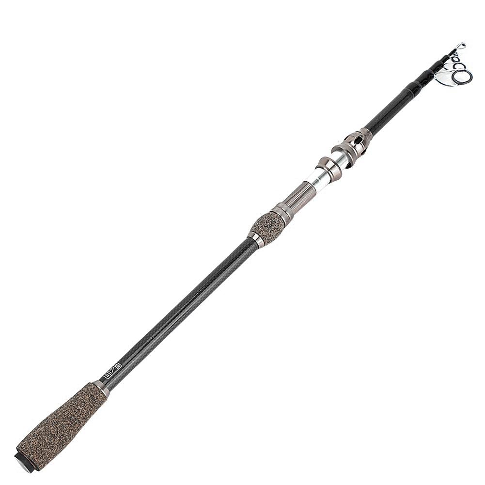 Sea Fishing Rod Short Section Carbon Fiber Stretchable Fishing Pole Lure Accessories 1.8m