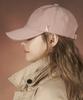 Bajal Gold Studded Oversized Ball Cap Pink