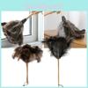 Ostrich Household Feather Duster With Handle For Efficient Dust Removal Tool