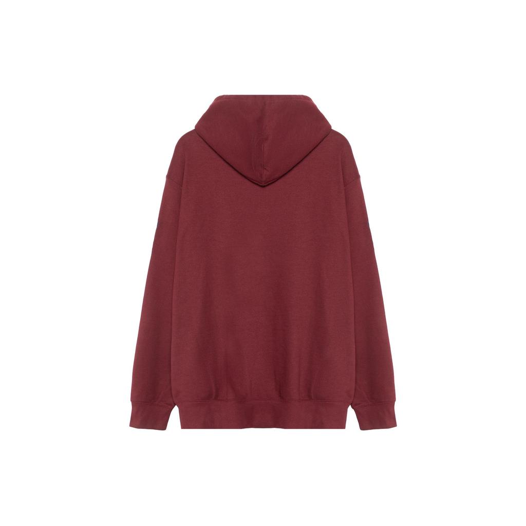 Polo Ralph Lauren Ss22 Logo Print Embroidered Hooded Long Sleeve Sweatshirt Men Sweatshirt Burgundy 710823853-004