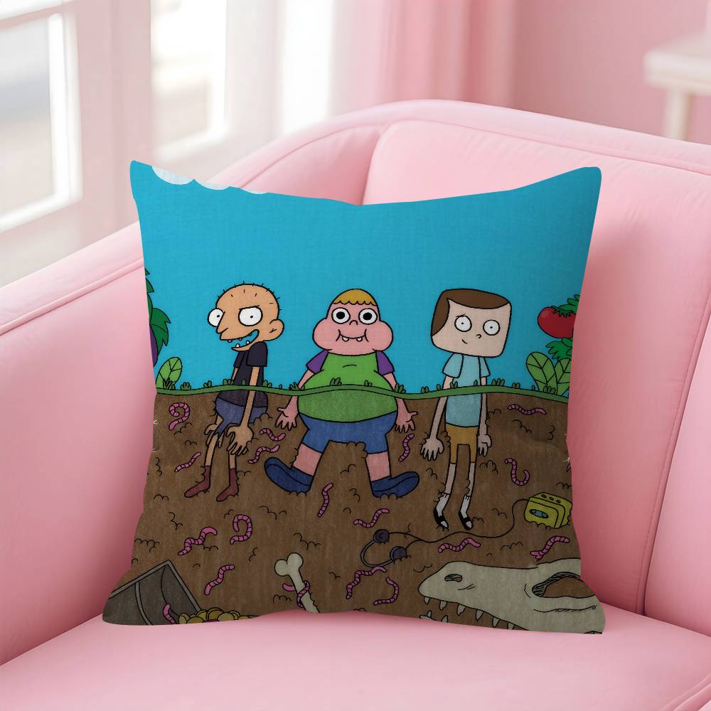 Cartoon CClarence fun Pillow Cushion Cover Pillowcase Living Room Sofa Home Decor Customized