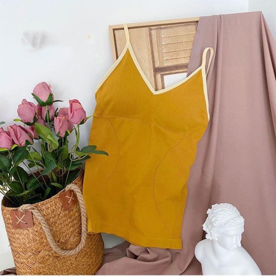 Vest Seamless Sexy Bra Large U Back Bra Bottomed Suspender Vest Underwear Female