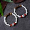 Ceramic Bamboo Bracelet Women's Wholesale Ethnic Style Literature and Art New Chinese Style Men's Bracelet Jewelry Beaded Bamboo Rhyme Design