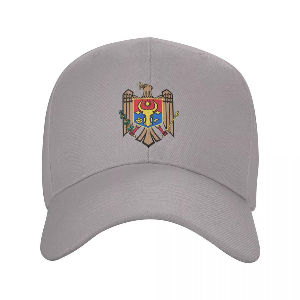 Punk Coat Of Arms Of Moldova Baseballová čepice Unisex Dospělí Moldavané Flag Nastavitelná tatínková čepice pro Unisex ženy Hip Hop