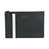 Bollis Classic Black And White Striped Business Zipper Canvas Leather Wallet Clutch Large Men Wallets 6224350