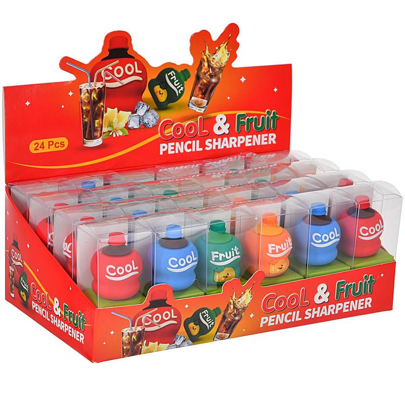 

Мини точилка для карандашей в виде банки колы, не требующая больших усилий, для детей