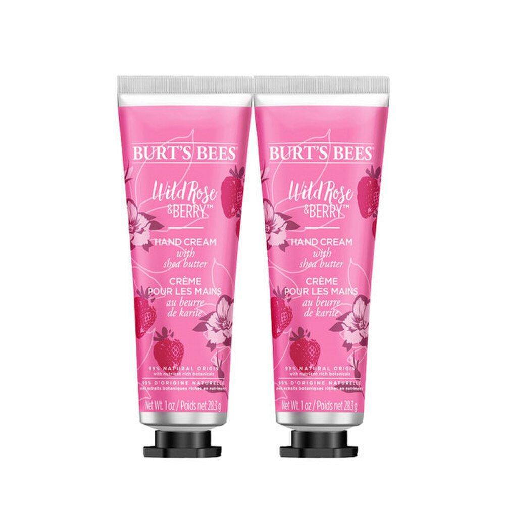 

Burt s Bees Wild Rose Hand Cream 28.3g Duo