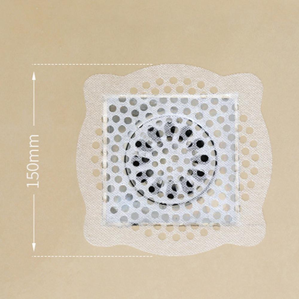 15 PCS Disposable Sink Strainer 5.91*5.91 Inch Shower Drain Catcher Hair Catcher Kitchen